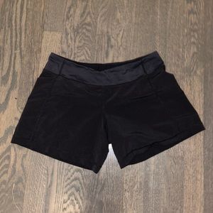 Black lululemon shorts